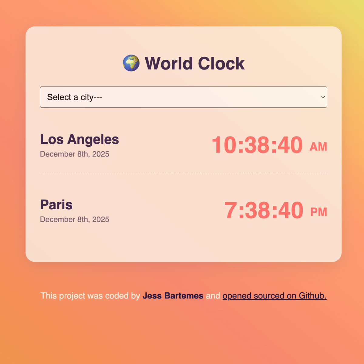 World Clock